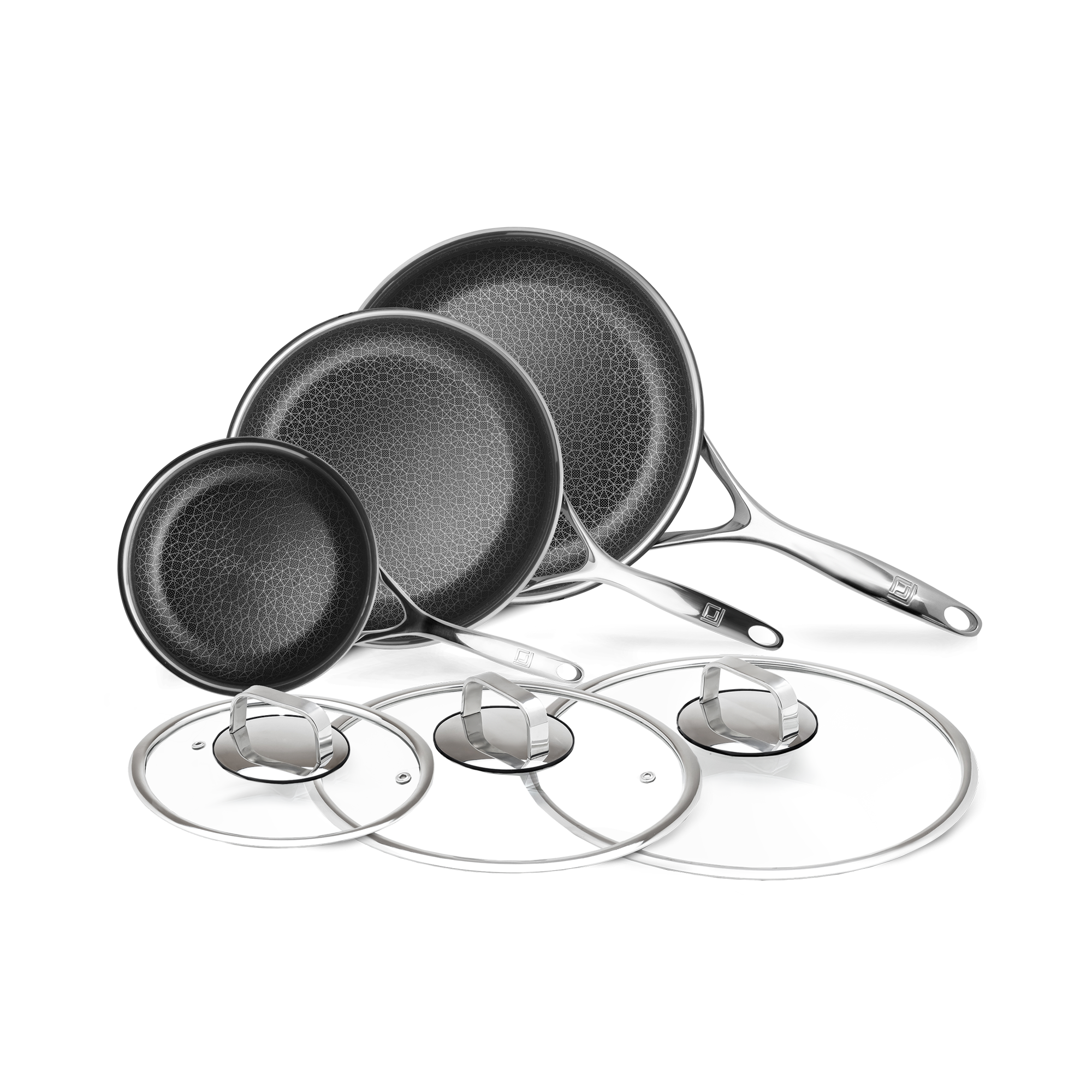 DiamondClad™ Thermowave™ 6 Piece Hybrid Cookware Set product photo from livwell brands