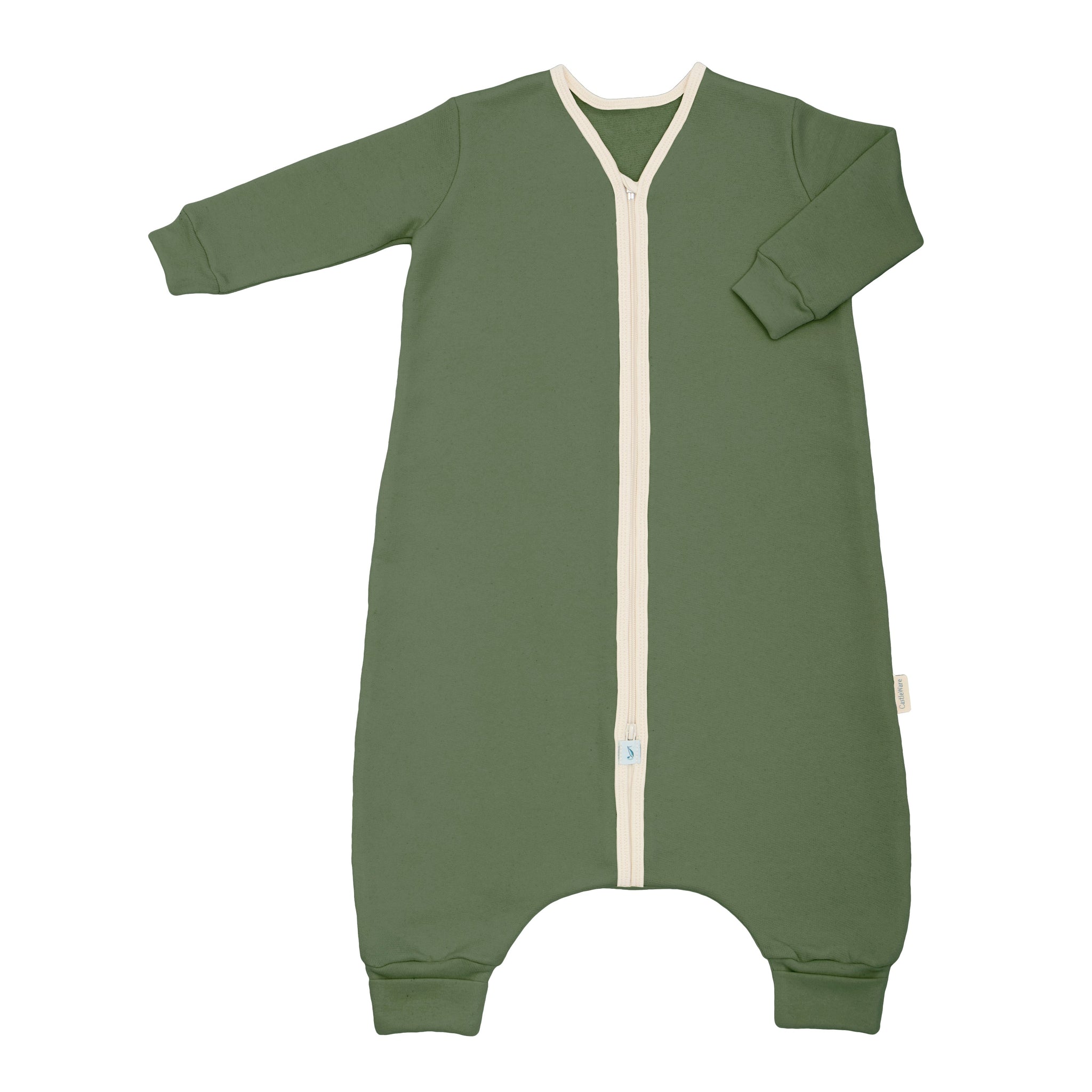 Long Sleeve Organic Cotton Fleece Sleeper Bag For Walkers product photo from Castleware