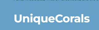 Unique Corals brand logo