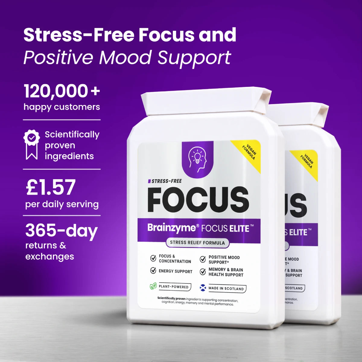 Brainzyme® FOCUS ELITE™ product photo from Brainzyme