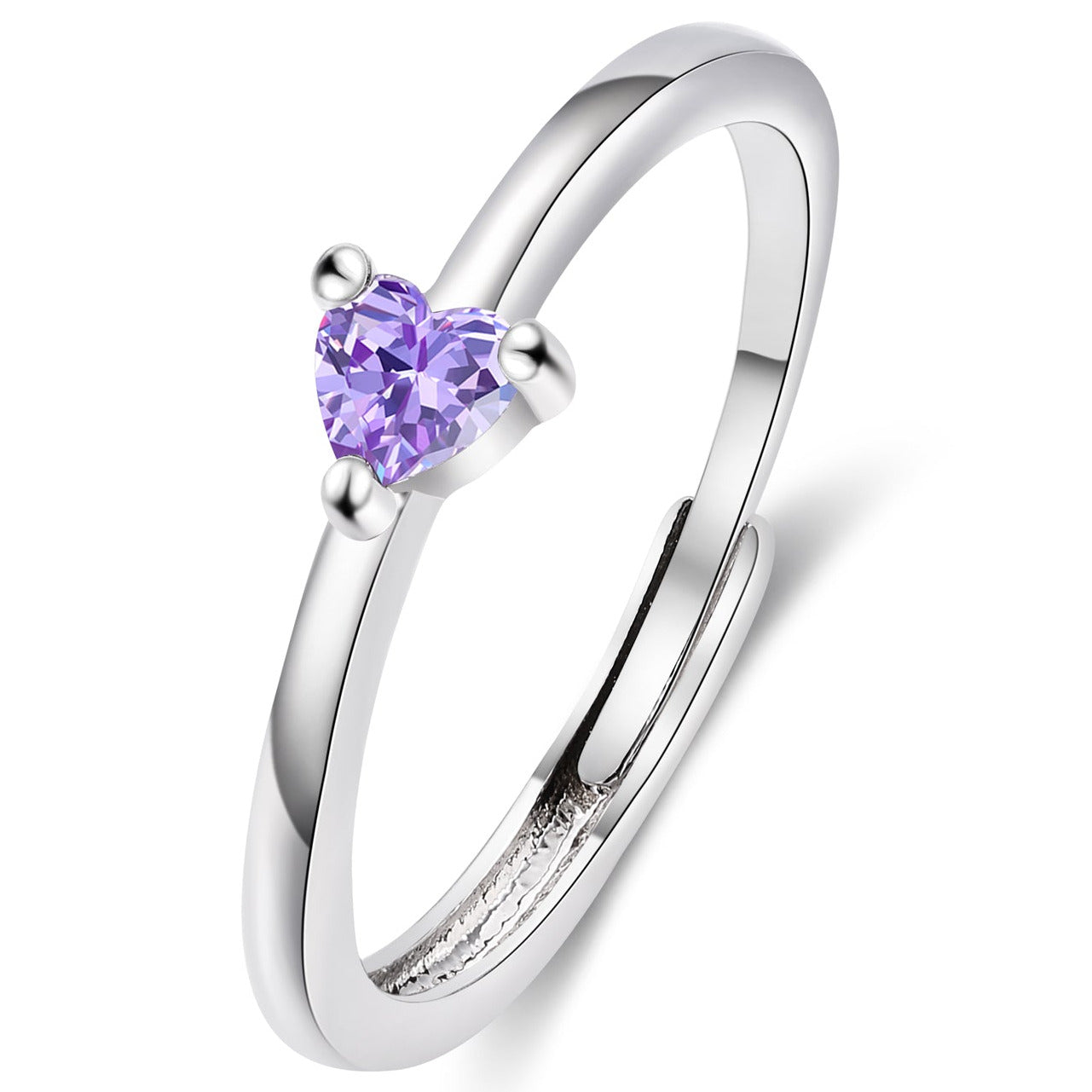 1 Birthstone Adjustable Mother's Ring or Promise Ring product photo from Thinkengraved